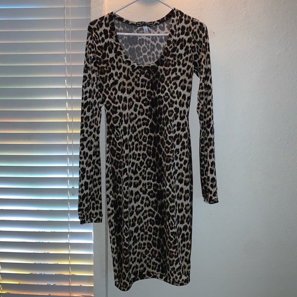 Leopard Print Bodycon Dress